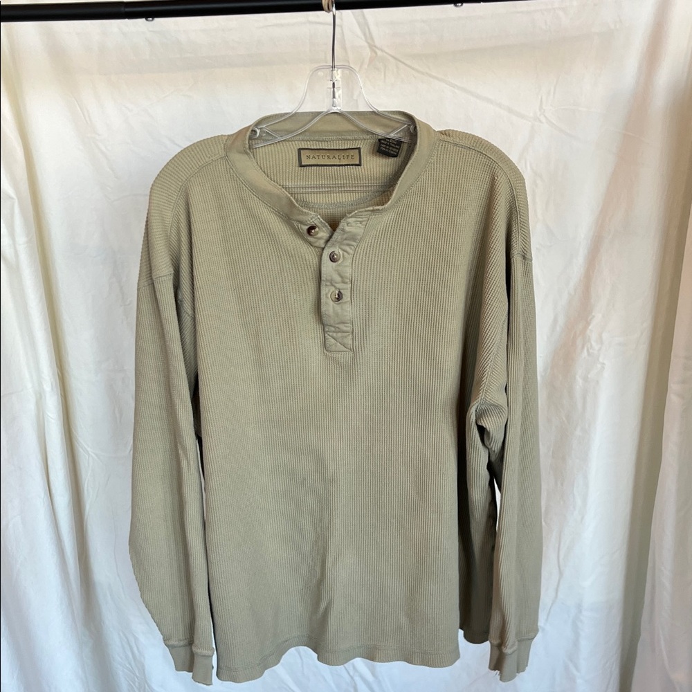 Naturallife waffle henley L